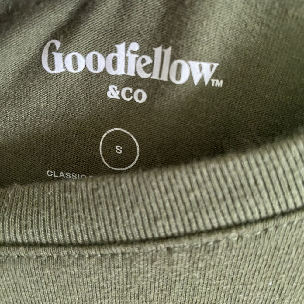 Good fellow & CO Mountain Sunrise Sunset Lake Camping T-shirt Green Men’s S NWOT - Picture 3 of 4